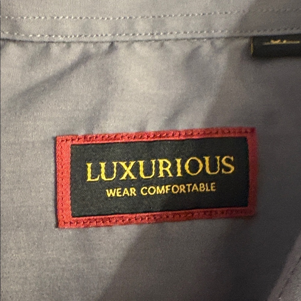 Elegant Gray Dress Shirt for Men XL long sleeve - Picture 2 of 3